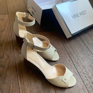 Simmer Open Toe Wedges